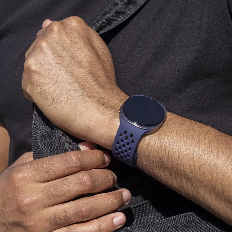 Samsung Galaxy Watch 9 - 44mm Air Silikonarmband (Dunkelblau)