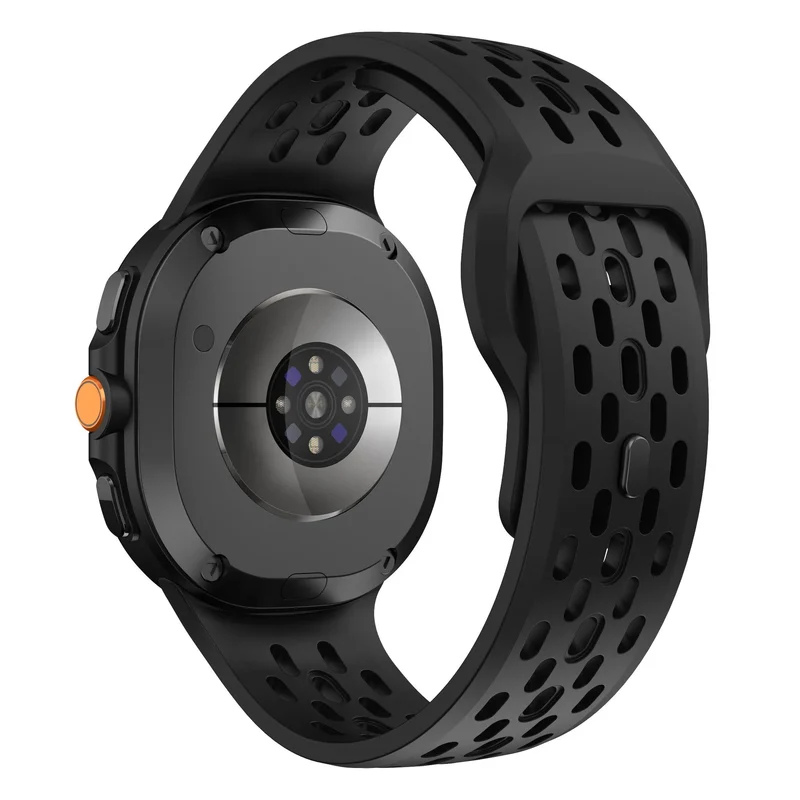 Samsung Galaxy Watch 9 - 44mm Air Silikonarmband (Schwarz)