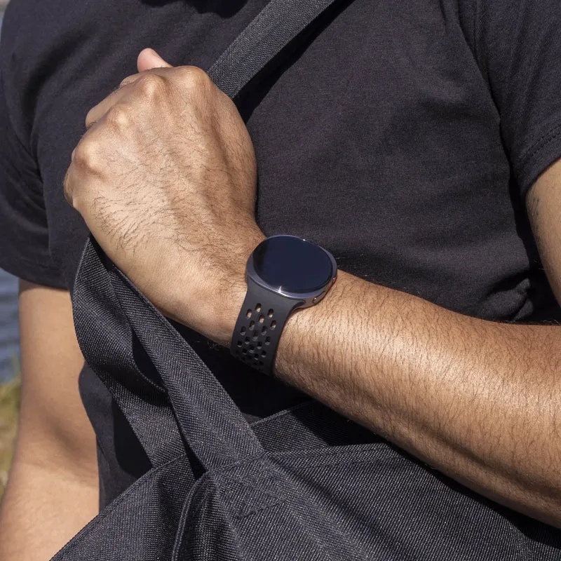 Samsung Galaxy Watch 9 - 44mm Air Silikonarmband (Schwarz)