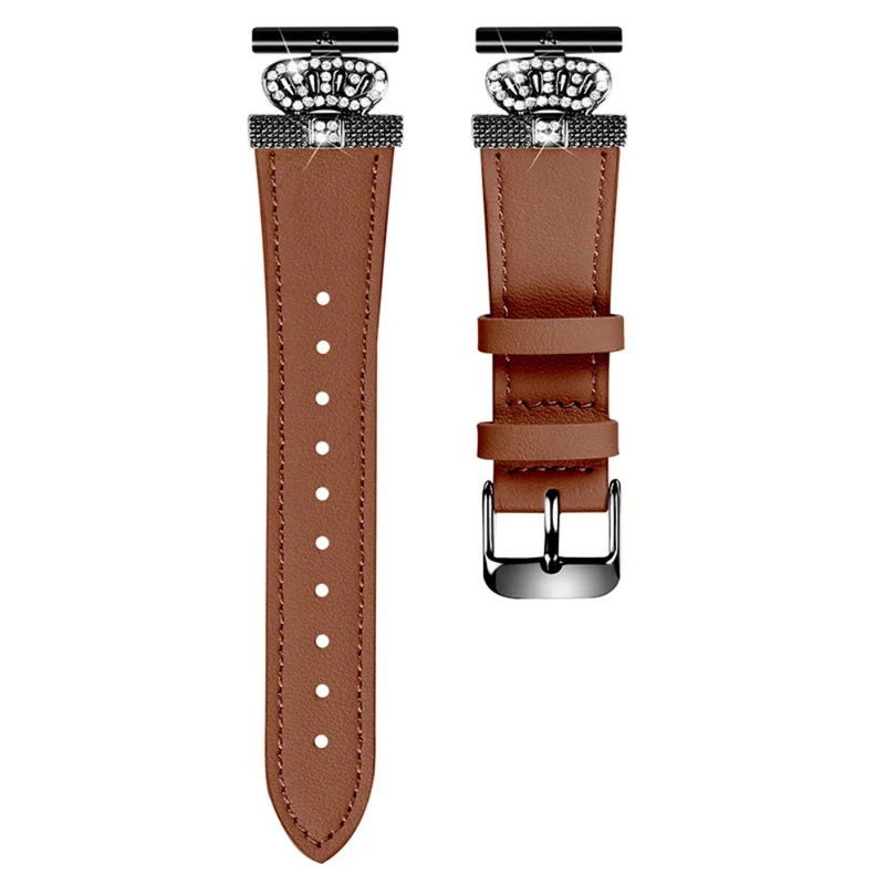 Samsung Galaxy Watch4 / Watch5 Band Genuine Cow Leather Strap - Apricot