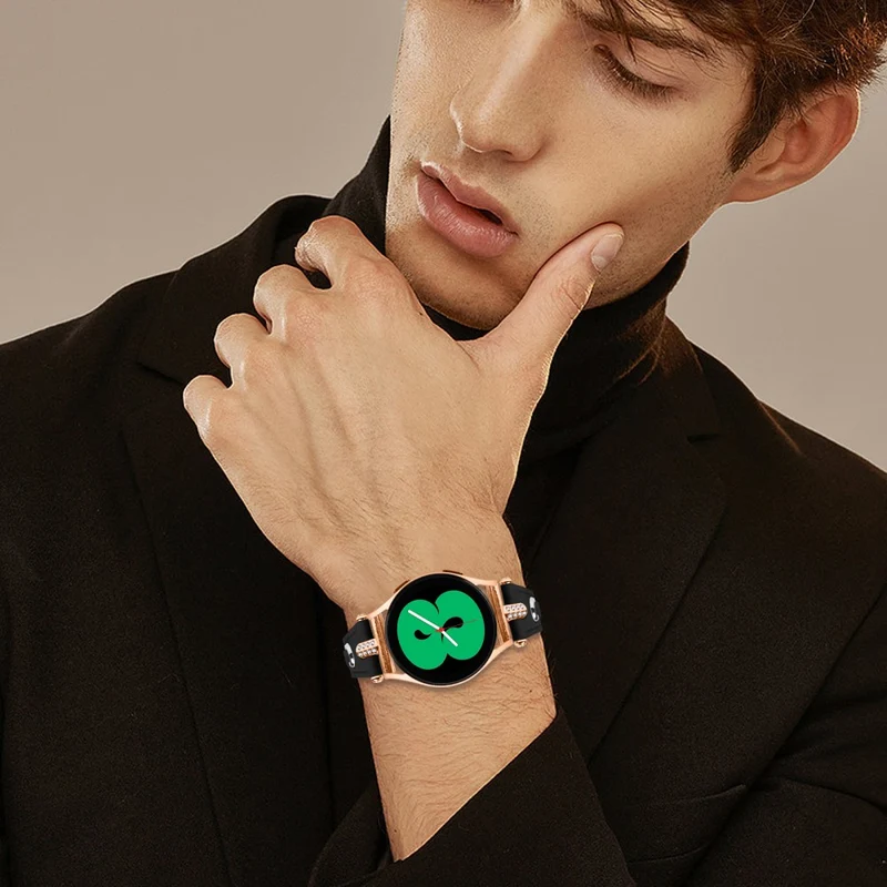 Samsung Galaxy Watch 5 Pro / Watch 5 / Watch4 / Watch4 Classic Genuine Cow Leather Strap