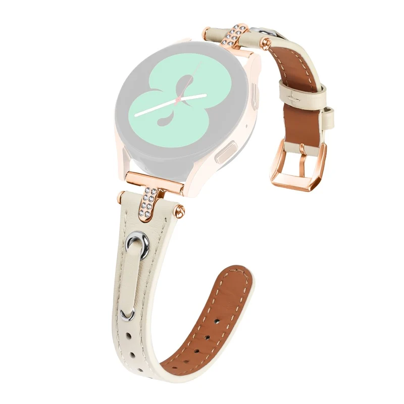 Samsung Galaxy Watch 5 Pro / Watch 5 / Watch4 / Watch4 Classic Genuine Cow Leather Strap
