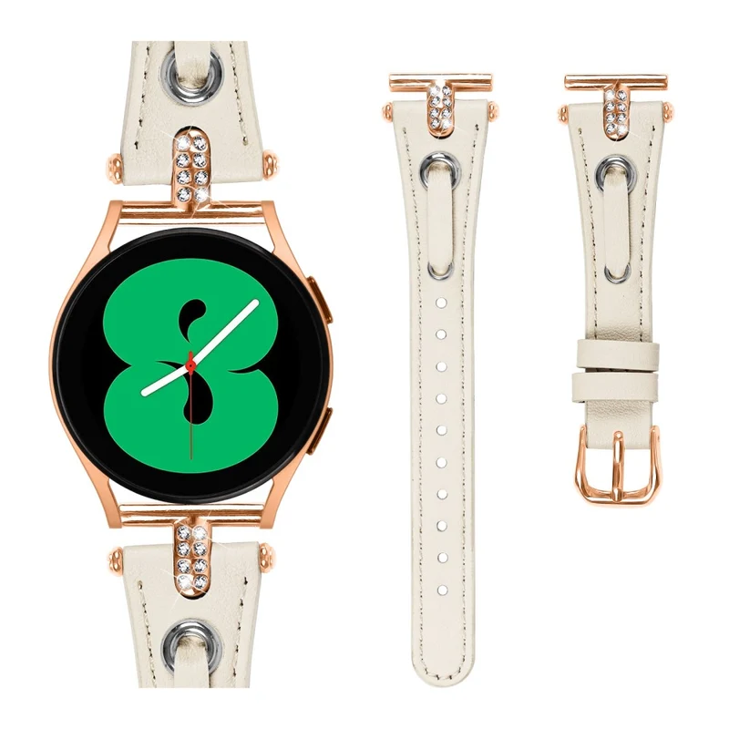 Samsung Galaxy Watch 5 Pro / Watch 5 / Watch4 / Watch4 Classic Genuine Cow Leather Strap
