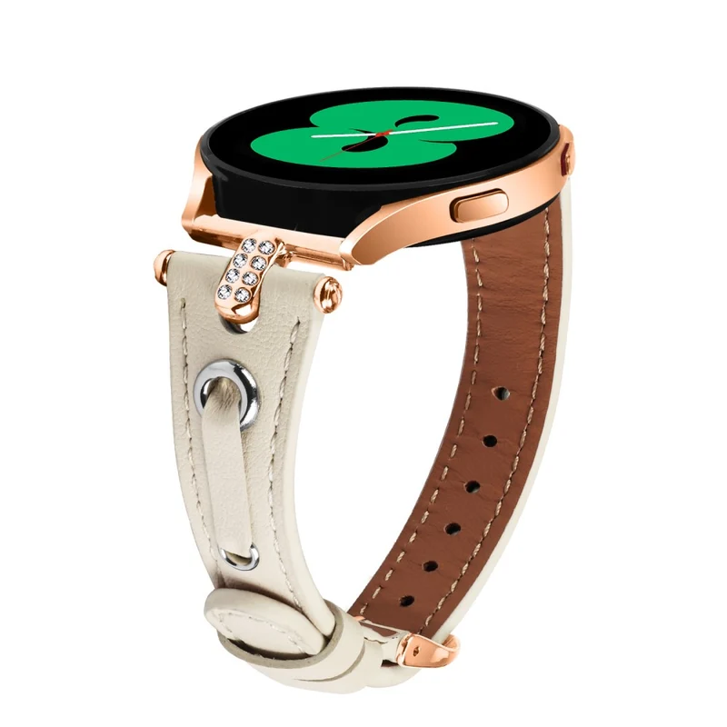 Samsung Galaxy Watch 5 Pro / Watch 5 / Watch4 / Watch4 Classic Genuine Cow Leather Strap