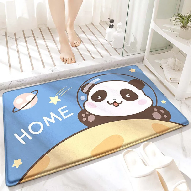 Verspieltes Tierdesign Badmatte