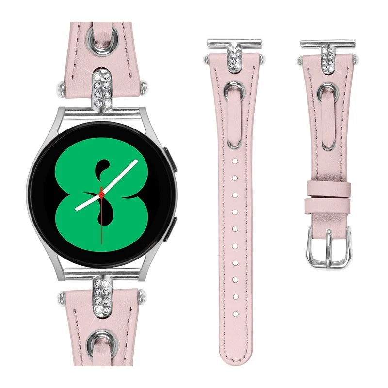 Samsung Galaxy Watch 5 Pro / Watch 5 / Watch4 / Watch4 Classic Genuine Cow Leather Watch Strap
