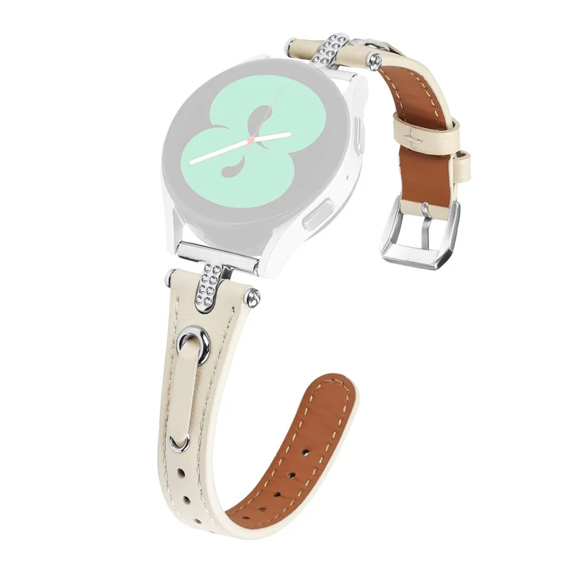 Samsung Galaxy Watch 5 Pro / Watch 5 / Watch4 / Watch4 Classic Genuine Cow Leather Watch Strap