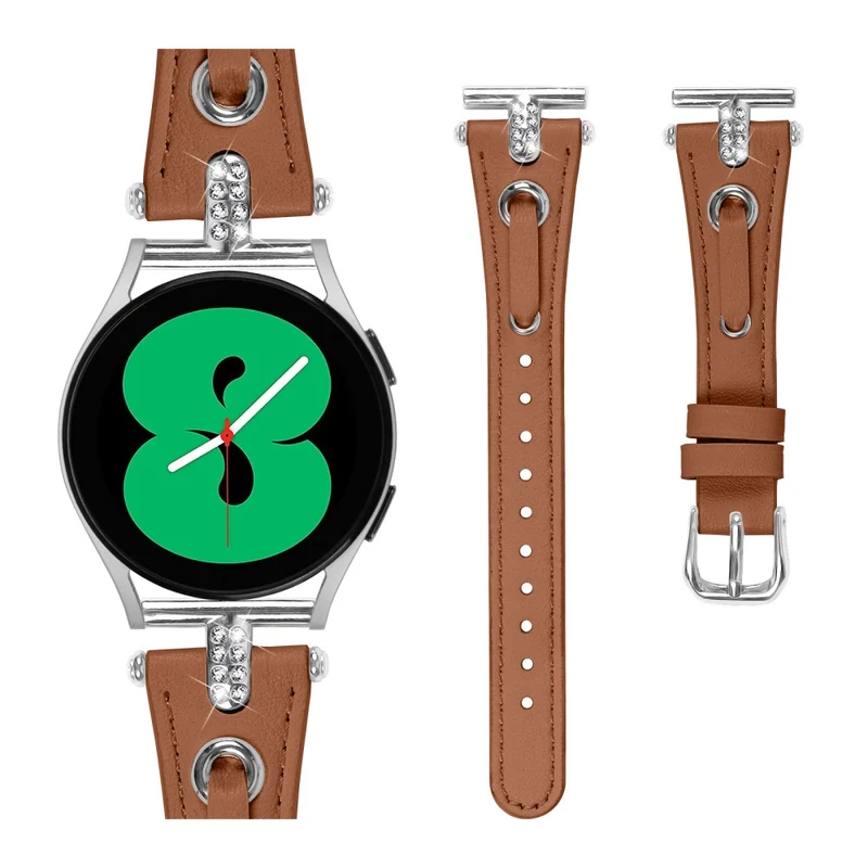 Samsung Galaxy Watch 5 Pro / Watch 5 / Watch4 / Watch4 Classic Genuine Cow Leather Watch Strap