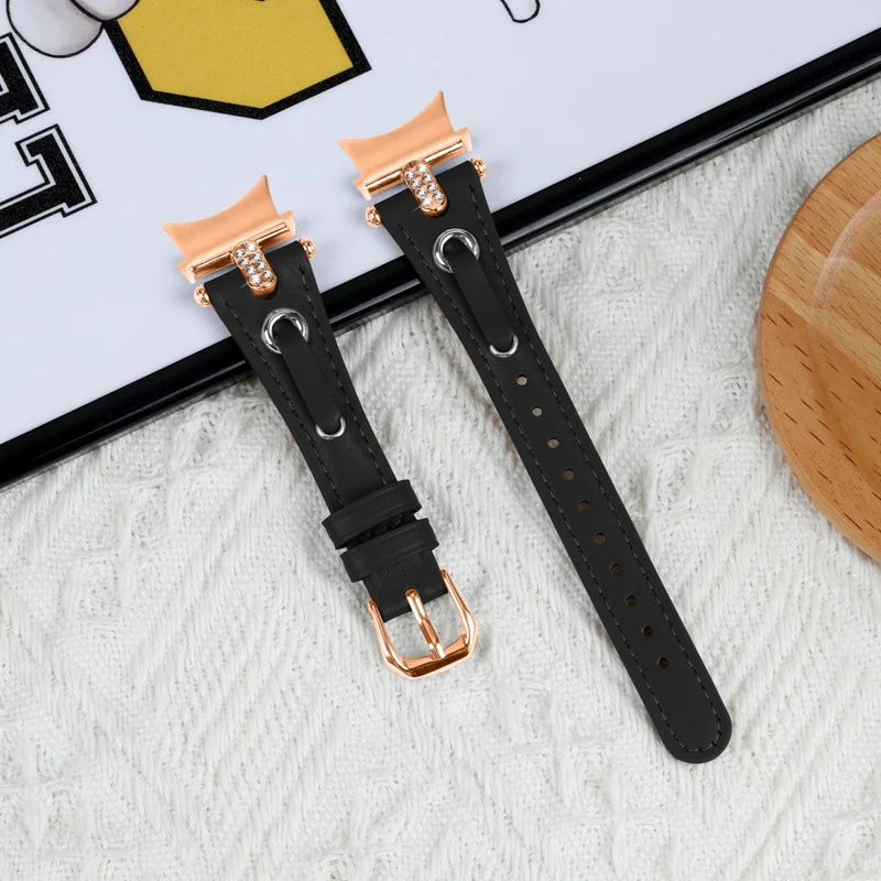 Samsung Galaxy Watch4 / Watch5 - Genuine Cow Leather Watchband