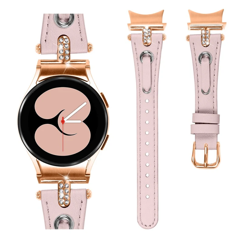 Samsung Galaxy Watch4 / Watch5 - Genuine Cow Leather Watchband
