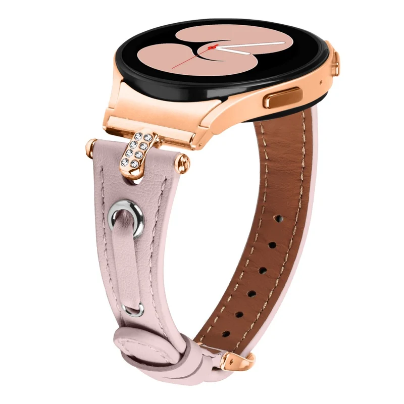 Samsung Galaxy Watch4 / Watch5 - Genuine Cow Leather Watchband
