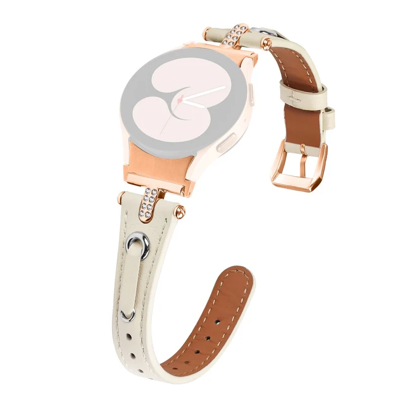 Samsung Galaxy Watch4 / Watch5 - Genuine Cow Leather Watchband
