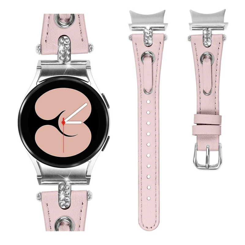 Samsung Galaxy Watch4 / Watch 5 - Watch Band with Genuine Cow Leather