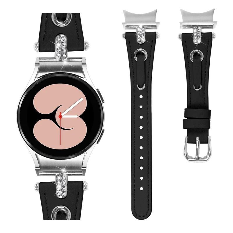 Samsung Galaxy Watch4 / Watch 5 - Watch Band with Genuine Cow Leather