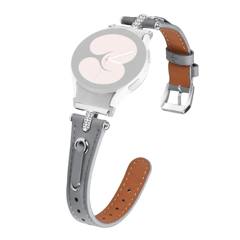 Samsung Galaxy Watch4 / Watch 5 - Watch Band with Genuine Cow Leather