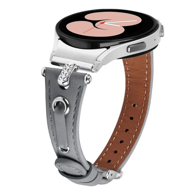 Samsung Galaxy Watch4 / Watch 5 - Watch Band with Genuine Cow Leather