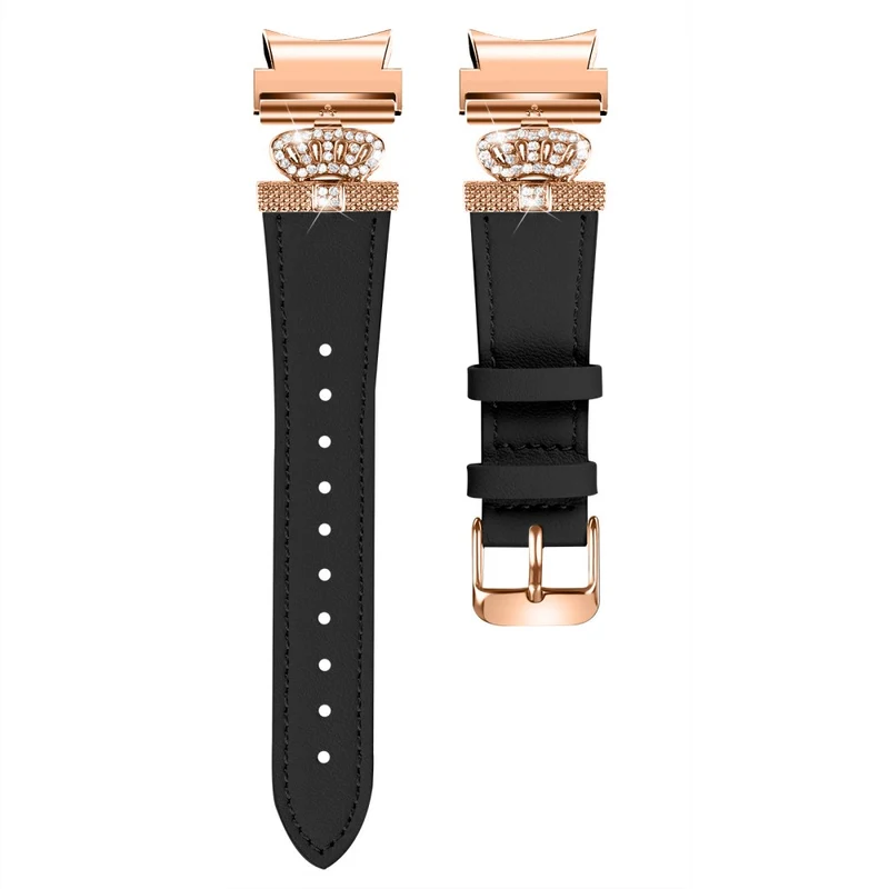 Smart Watch Strap Samsung Galaxy Watch4 / Watch 5 Genuine Cow Leather Band - Apricot