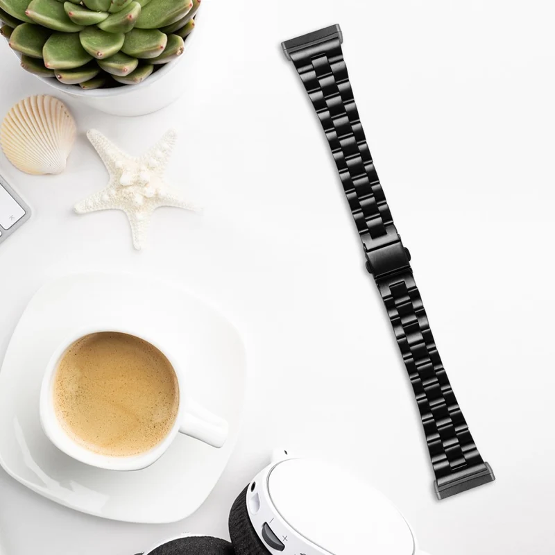 Samsung Galaxy Watch5 / Watch4 316L Stainless Steel 3-Bead Watch Strap 20mm Replace Band