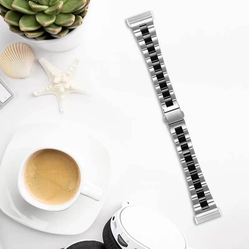 Samsung Galaxy Watch5 / Watch4 316L Stainless Steel 3-Bead Watch Strap 20mm Replace Band