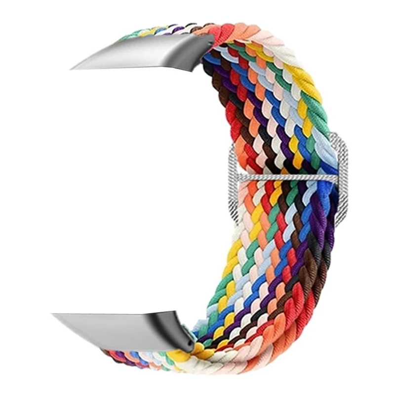 Braided Elastic Fabric Watch Band for OPPO Watch Free