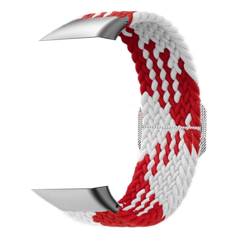 Braided Elastic Fabric Watch Band for OPPO Watch Free