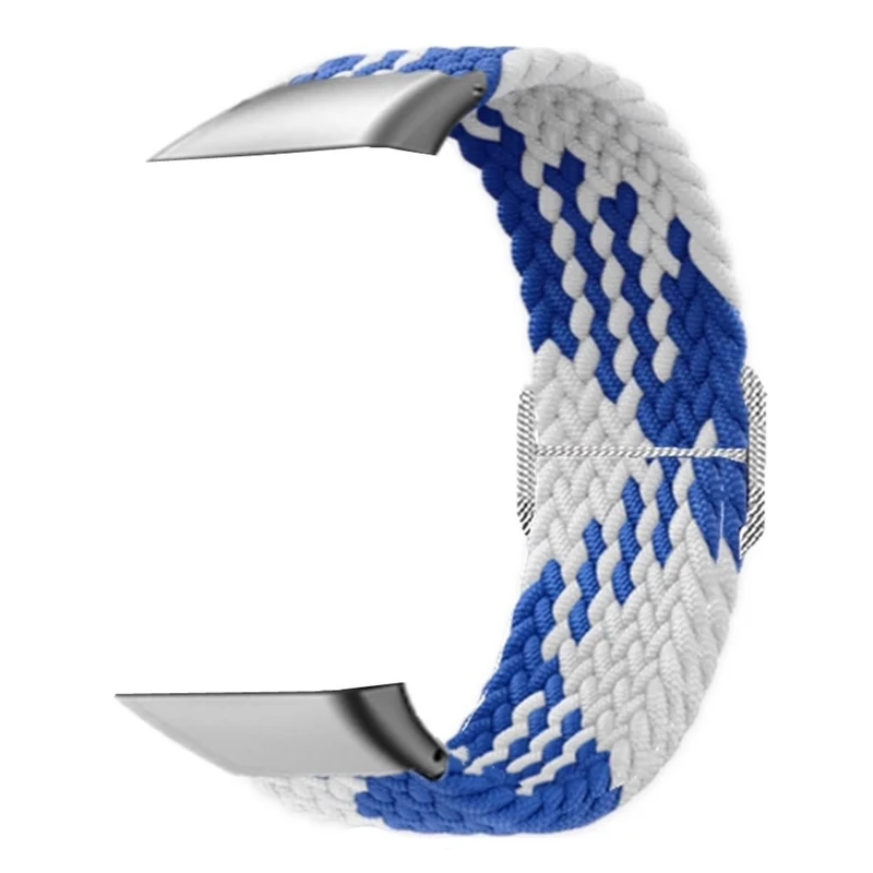 Braided Elastic Fabric Watch Band for OPPO Watch Free
