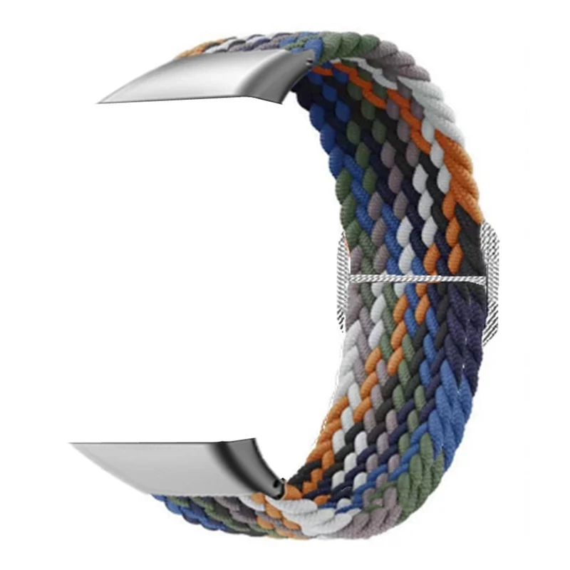 Braided Elastic Fabric Watch Band for OPPO Watch Free