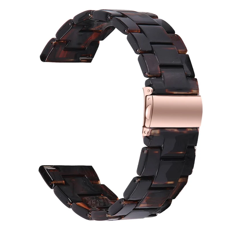 Misfit Vapor Resin Watch Strap Replacement Waterproof Watch Band - Chocolate