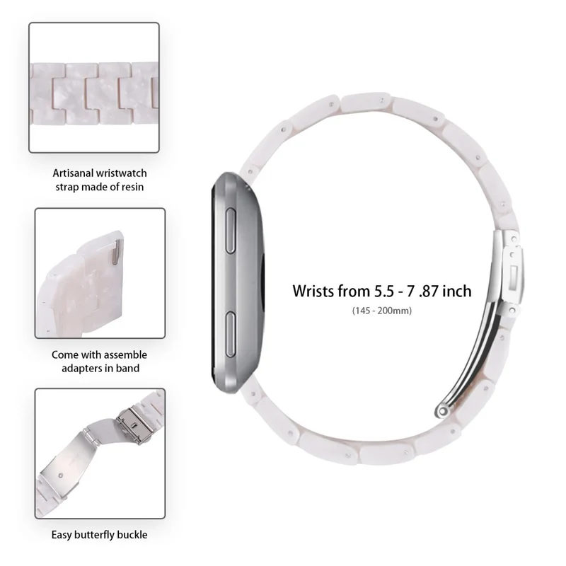 Misfit Vapor Resin Watch Strap Replacement Waterproof Watch Band - Chocolate