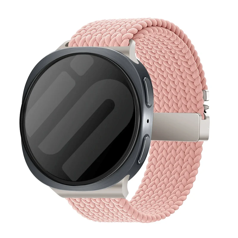 Samsung Galaxy Watch 9 - 40mm Geflochtenes Armband mit P-Schnalle (Rosa)