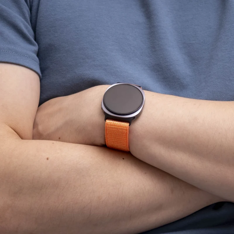 Samsung Galaxy Watch 9 - 40mm Nylonarmband (Orange)