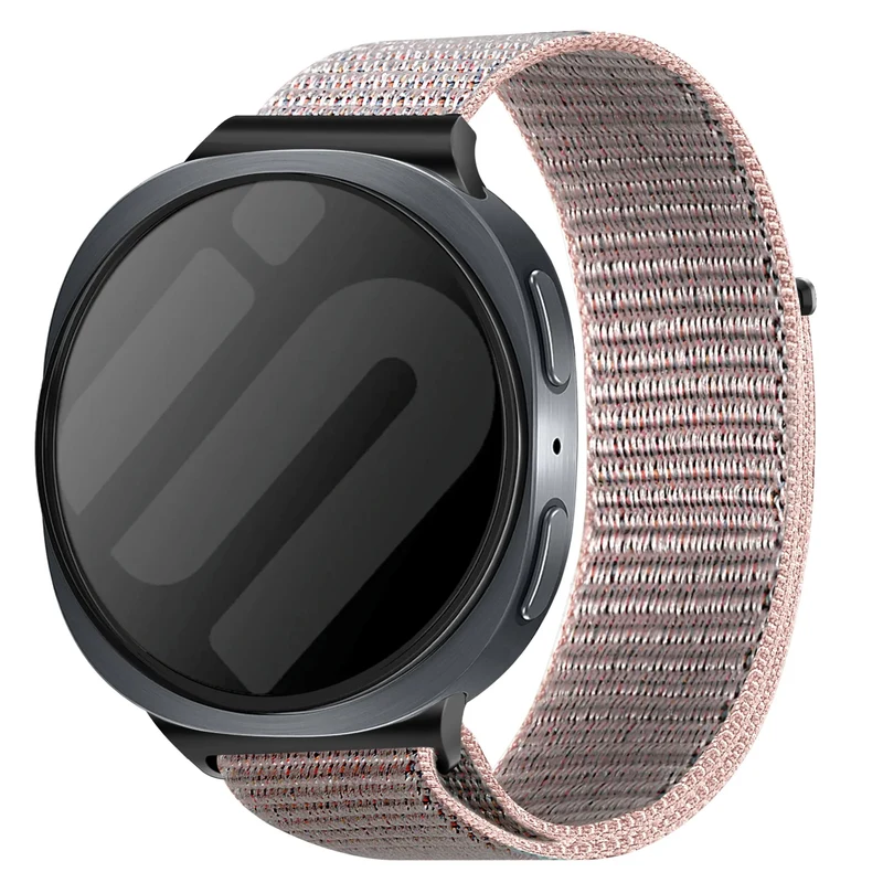 Samsung Galaxy Watch 9 - 44mm Nylonarmband (Rosa Sand)