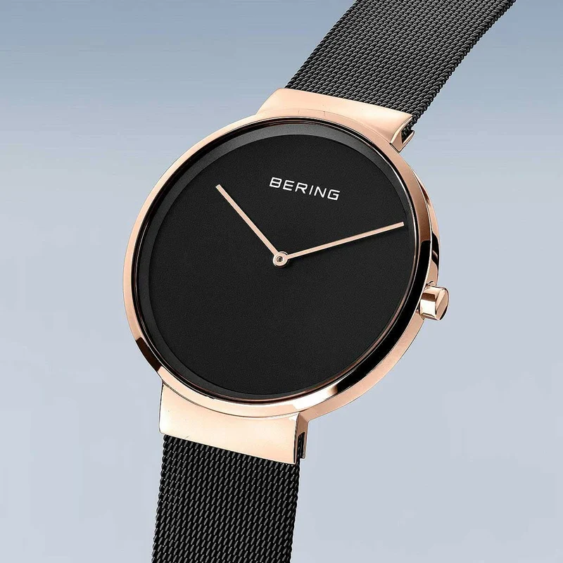 Bering Classic 14539-166 Uhr • Kratzfestes Saphirglas • Feines Milanaise-Armband