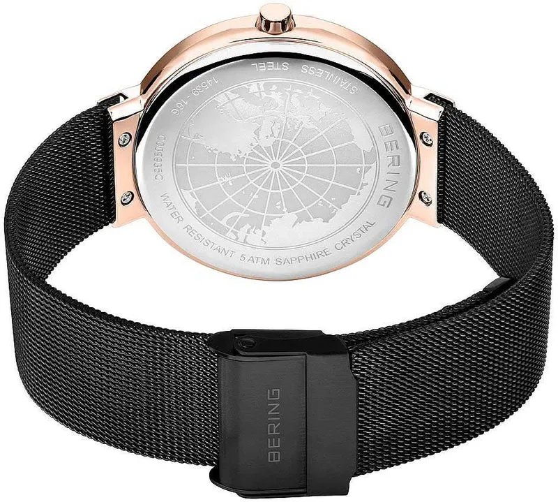 Bering Classic 14539-166 Uhr • Kratzfestes Saphirglas • Feines Milanaise-Armband