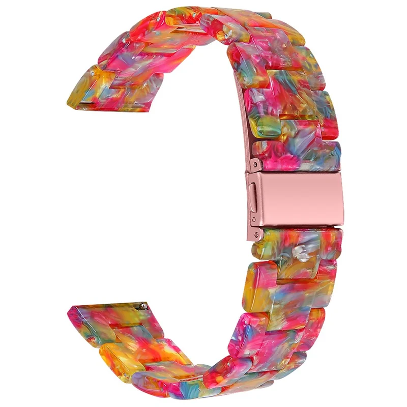 Misfit Vapor Watch Band Water Resistant Resin Replacement Watch Strap - Leopard Printed