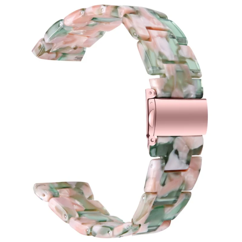Misfit Vapor Watch Band Water Resistant Resin Replacement Watch Strap - Leopard Printed