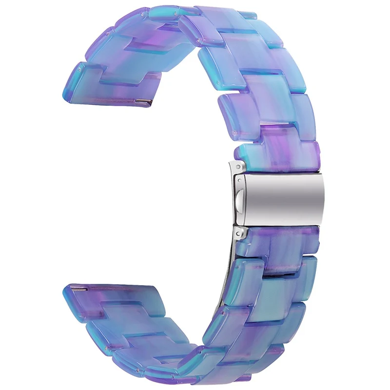 Misfit Vapor Watch Band Water Resistant Resin Replacement Watch Strap - Leopard Printed