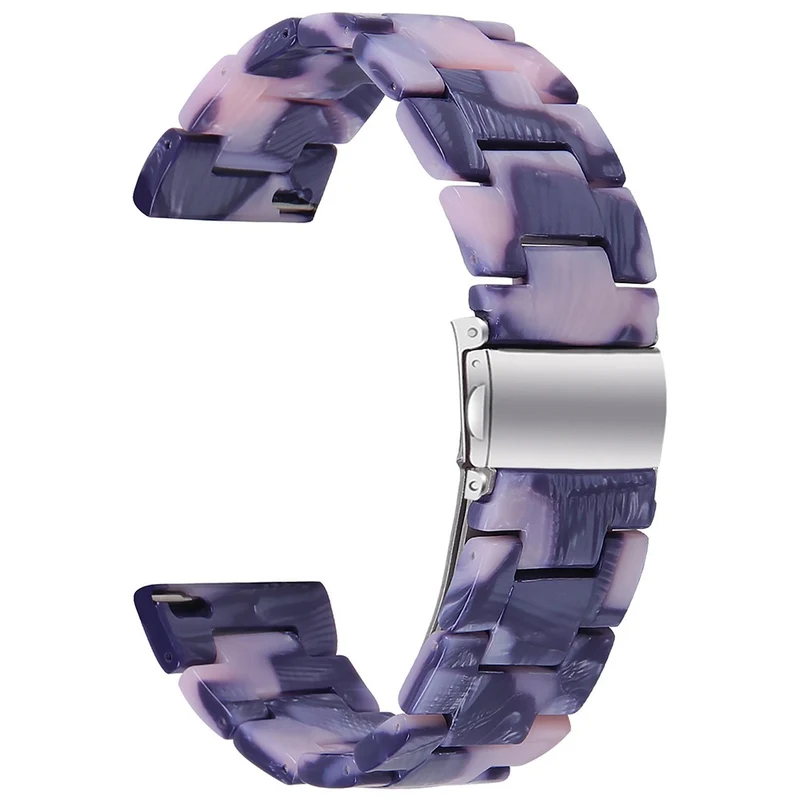 Misfit Vapor Watch Band Water Resistant Resin Replacement Watch Strap - Leopard Printed