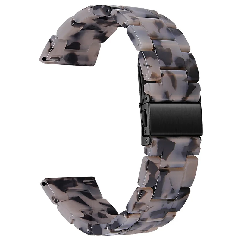 Misfit Vapor Watch Band Water Resistant Resin Replacement Watch Strap - Leopard Printed