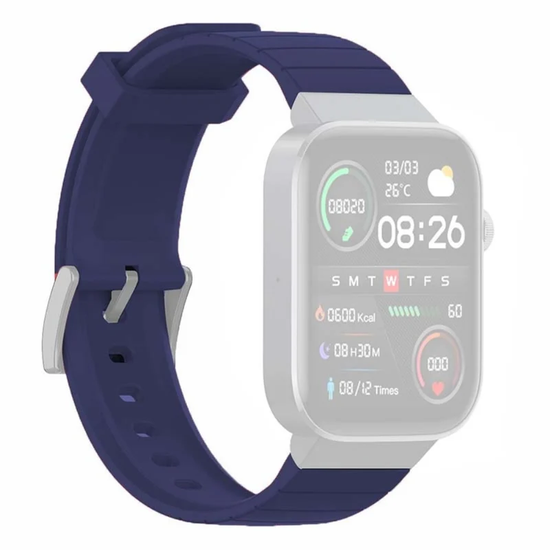 Mibro Watch T1 Flexible Band Soft Replacement Watch Strap - Midnight Blue