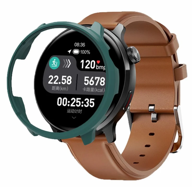 Mibro Watch Lite2 Watch Protective Frame Impact-Resistant Scratch-Resistant Half Wrapped Cover - Midnight Green