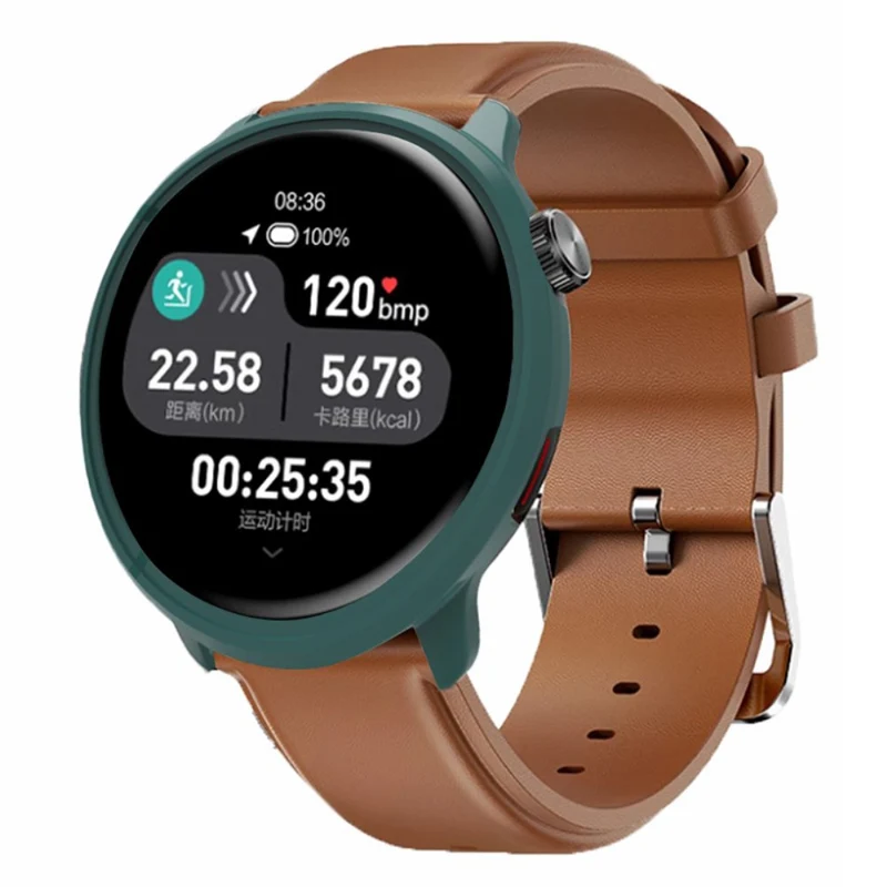 Mibro Watch Lite2 Watch Protective Frame Impact-Resistant Scratch-Resistant Half Wrapped Cover - Midnight Green