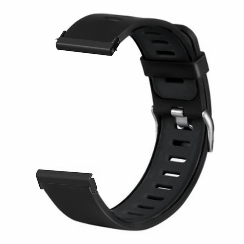 Suunto Spartan Sport Wrist HR Baro / Suunto 7 Watch Bands Dual Color Flexible Straps - Black+Green