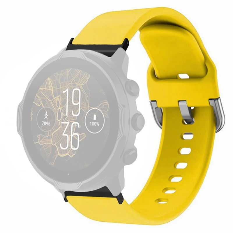 Suunto Spartan Sport Wrist HR Baro / Suunto 7 Watch Band 24mm Adjustable Flexible Strap