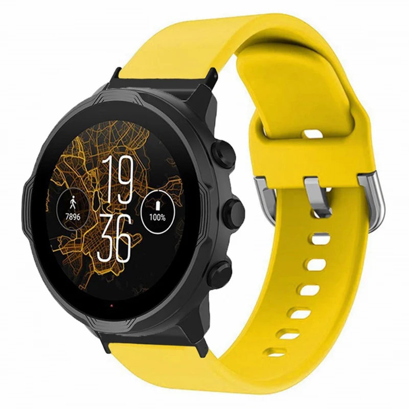 Suunto Spartan Sport Wrist HR Baro / Suunto 7 Watch Band 24mm Adjustable Flexible Strap
