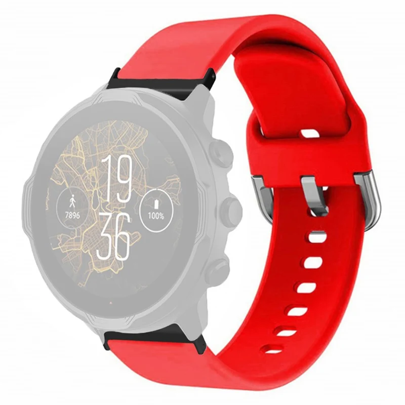 Suunto Spartan Sport Wrist HR Baro / Suunto 7 Watch Band 24mm Adjustable Flexible Strap