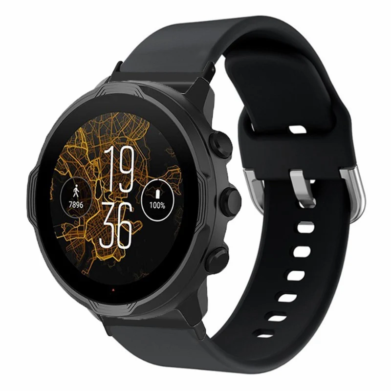 Suunto Spartan Sport Wrist HR Baro / Suunto 7 Watch Band 24mm Adjustable Flexible Strap