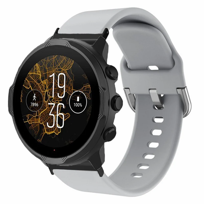Suunto Spartan Sport Wrist HR Baro / Suunto 7 Watch Band 24mm Adjustable Flexible Strap