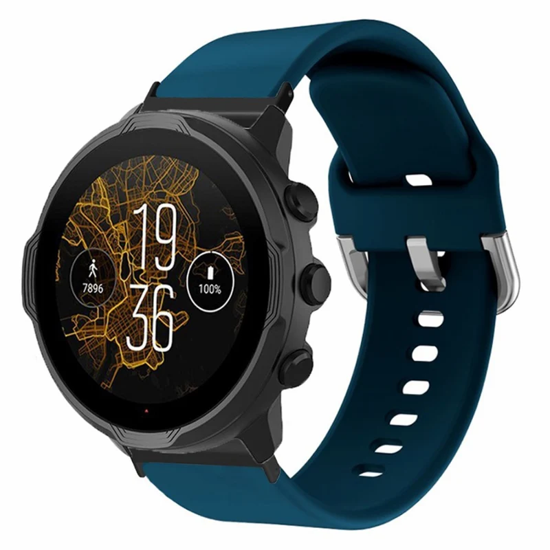 Suunto Spartan Sport Wrist HR Baro / Suunto 7 Watch Band 24mm Adjustable Flexible Strap