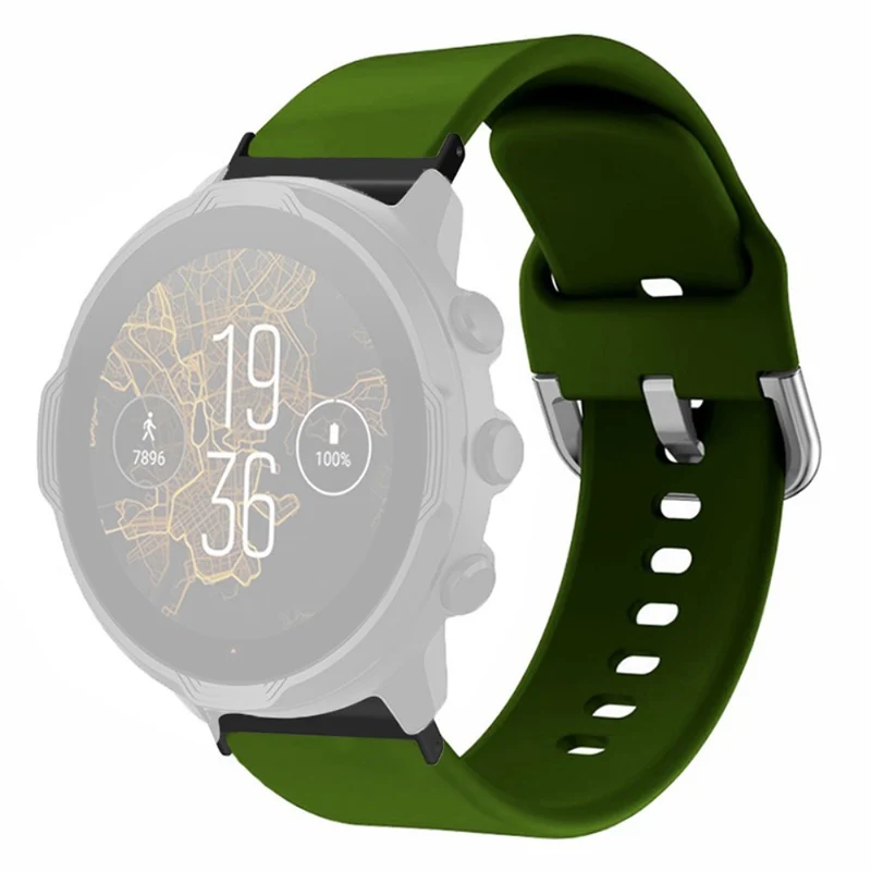 Suunto Spartan Sport Wrist HR Baro / Suunto 7 Watch Band 24mm Adjustable Flexible Strap